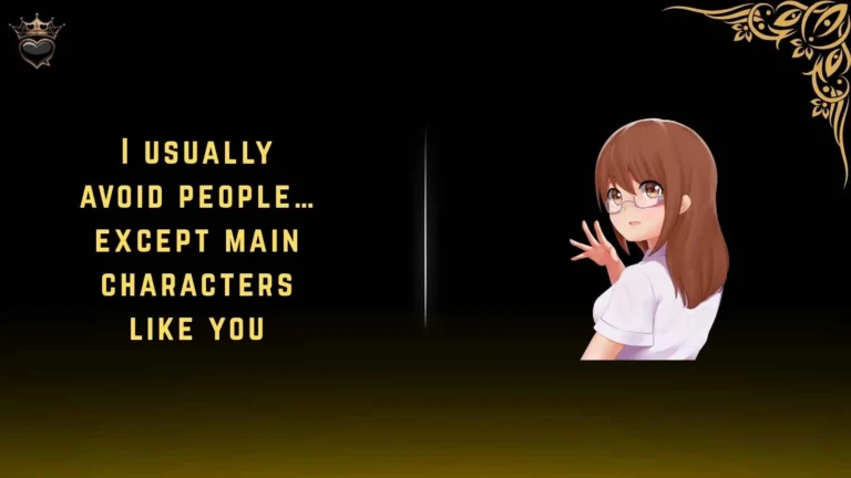 anime pick up lines
