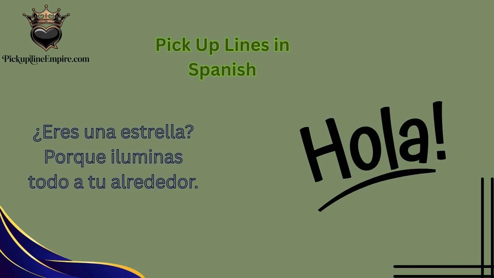 Pick Up Lines in Spanish