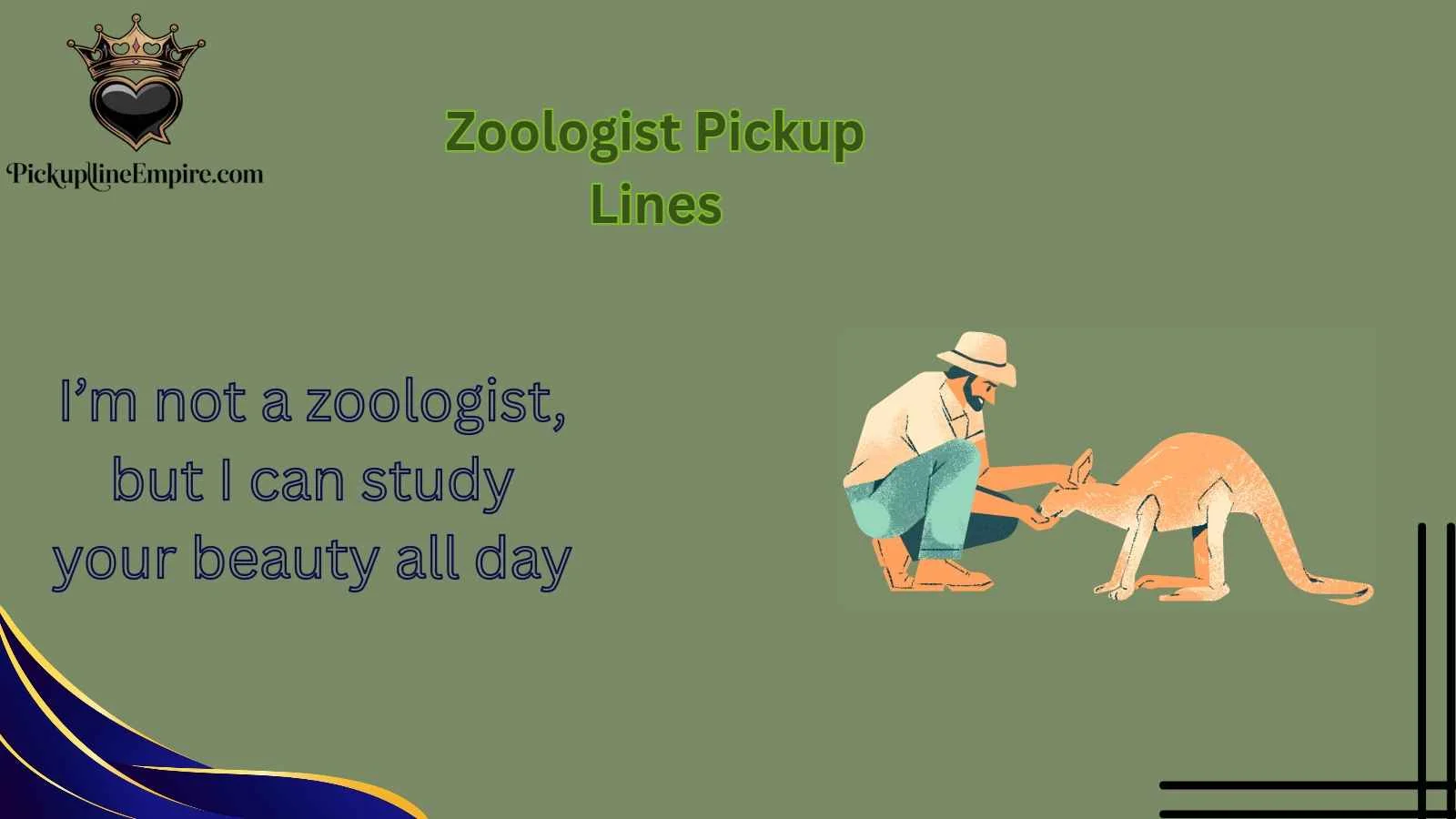 Zoologist Pickup Lines